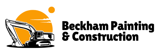 Black and Yellow Modern Construction Logo